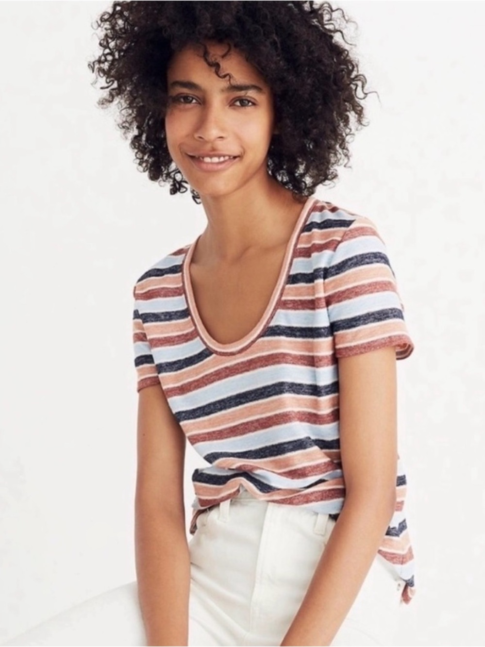 Madewell Women's Multi Colored T-shirt